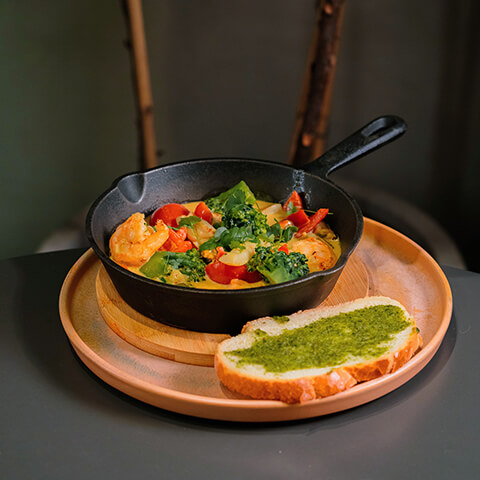 Fructe de mare în sos curry