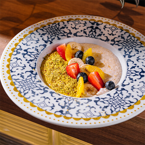 Terci de ovăz clasic cu fructe